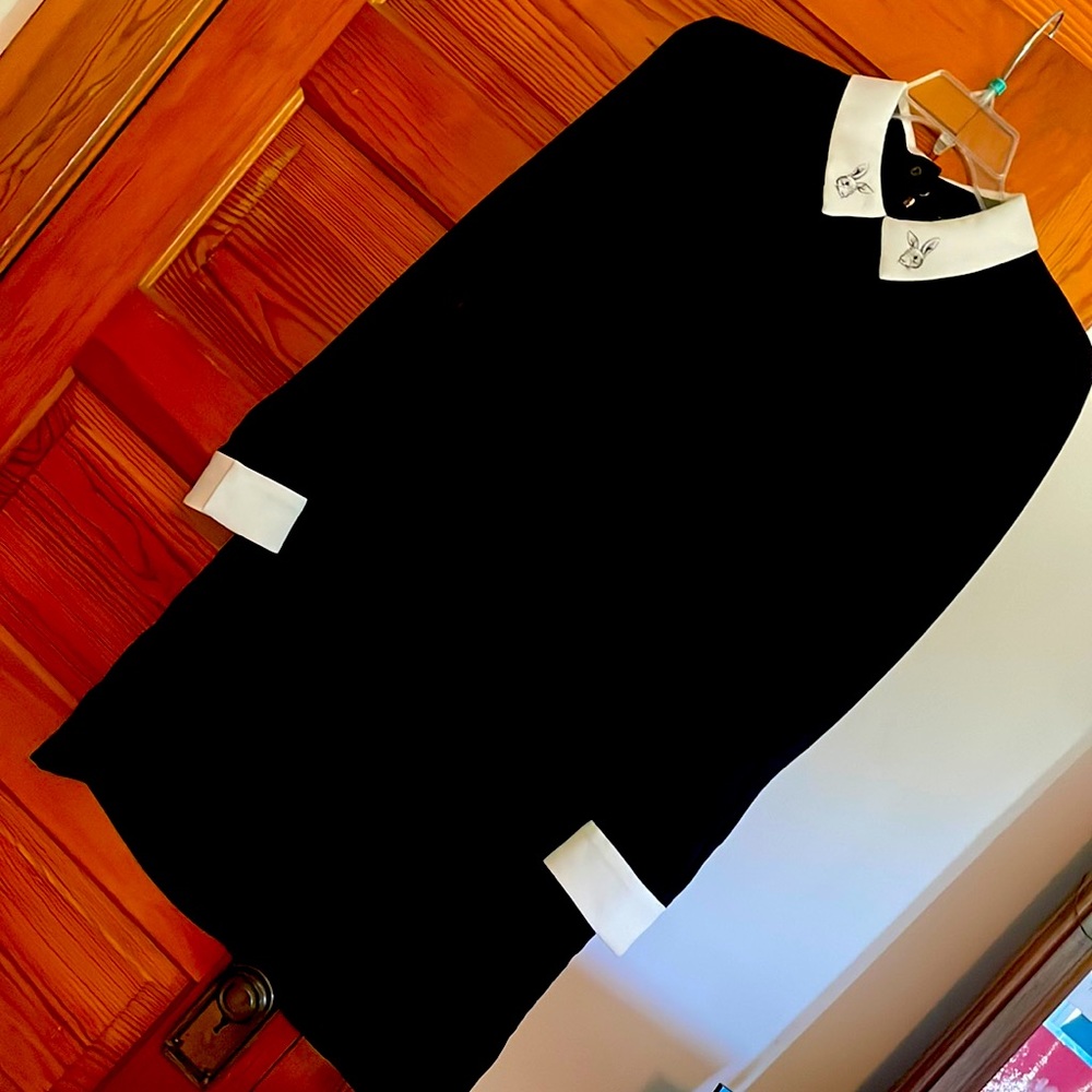 Black and white rabbits dress